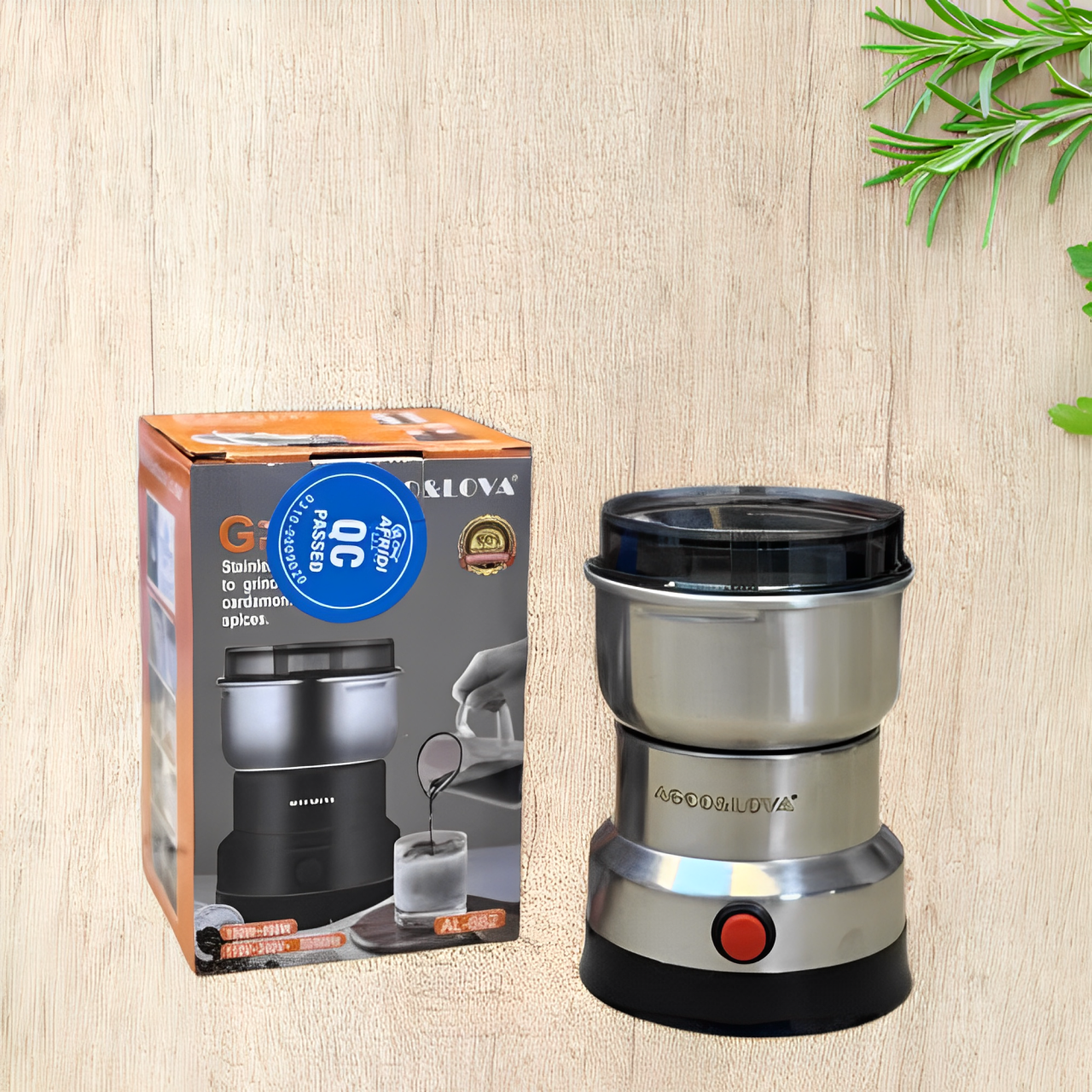 AL-661 Compact Multifunctional 400W Stainless Steel Grinder with 4 Blades