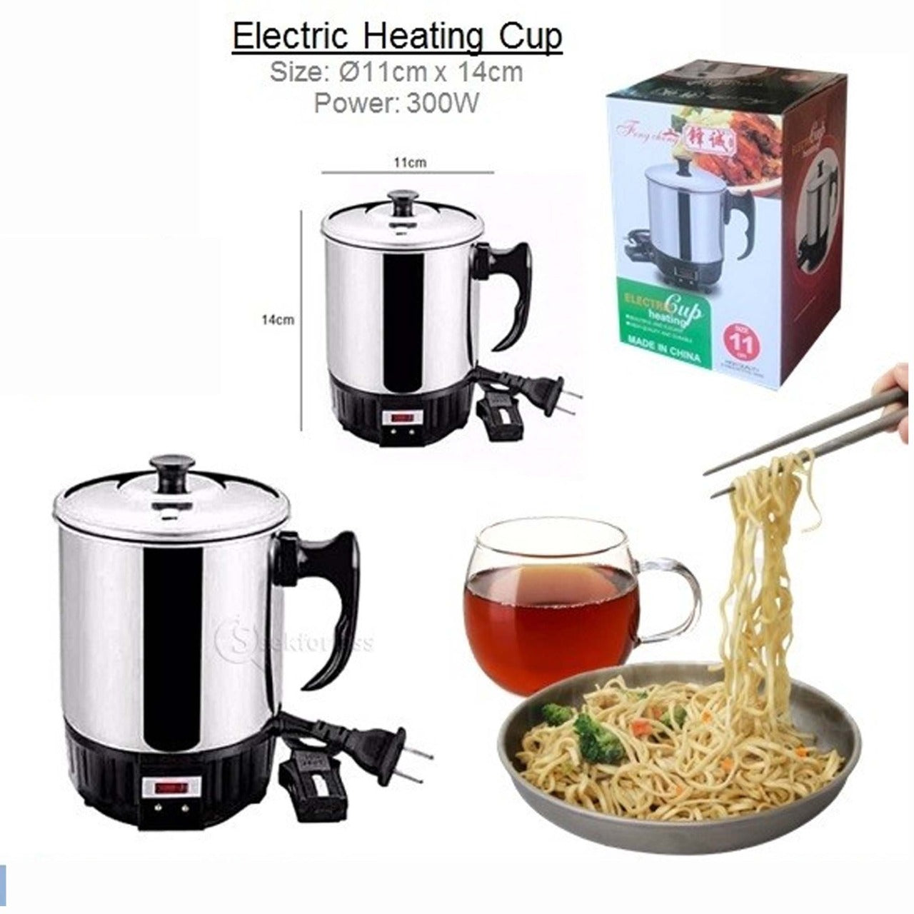 13cm High Quality Electric Heating Cup Kettle For Office Home