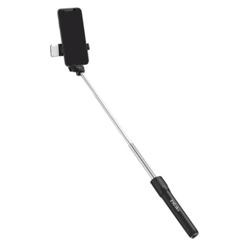 BLUK’S BX-310 Selfie Stick Tripod with Bluetooth Remote & Selfie Light – 700mm Extendable
