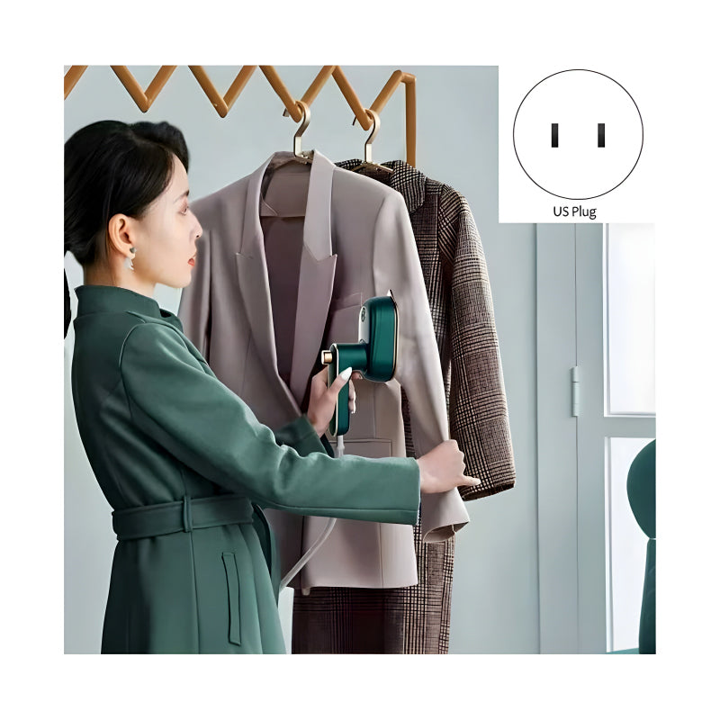 Mini Compact EV Porcelain Gold Electric Iron Effortless Precision With 130°C Constant Temperature For Efficient Dry And Wet Ironing